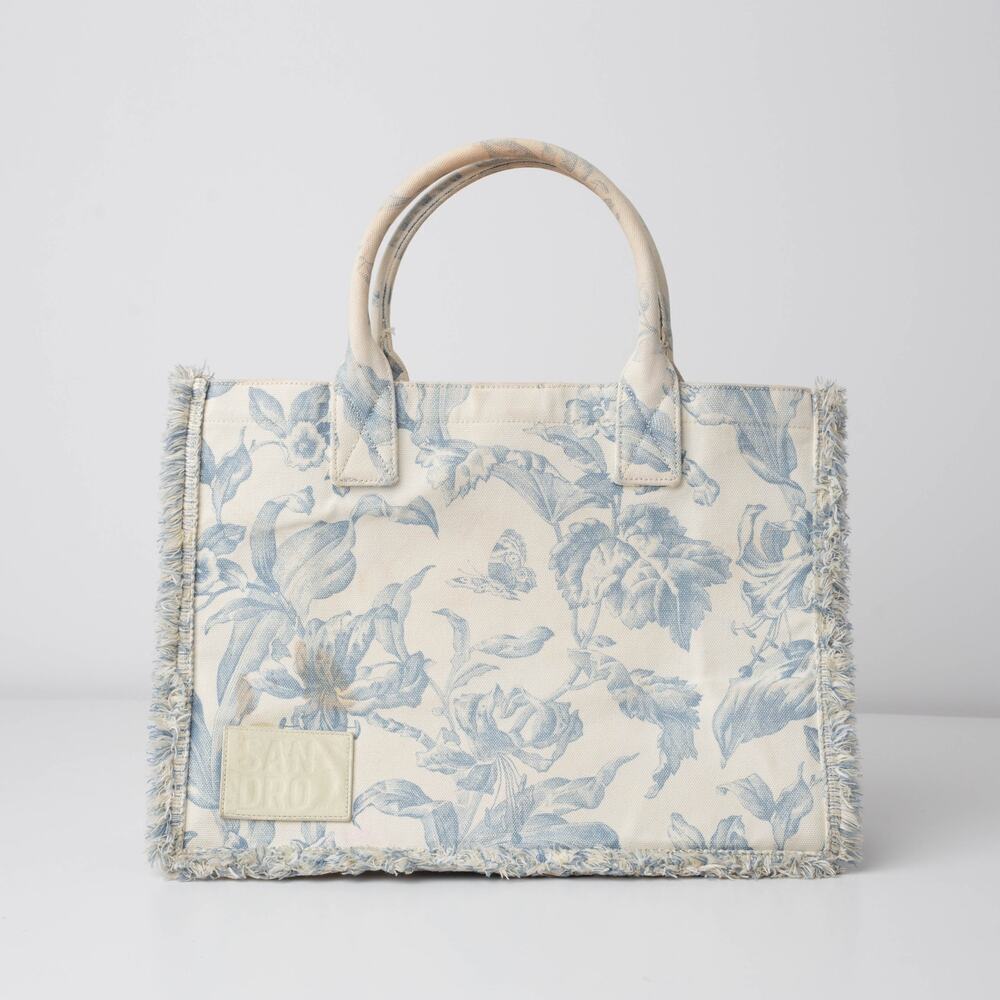 Sandro Kasbah Blue Floral Bag - Picture 3 of 13